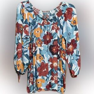 Floral Women's Top - Multicolor